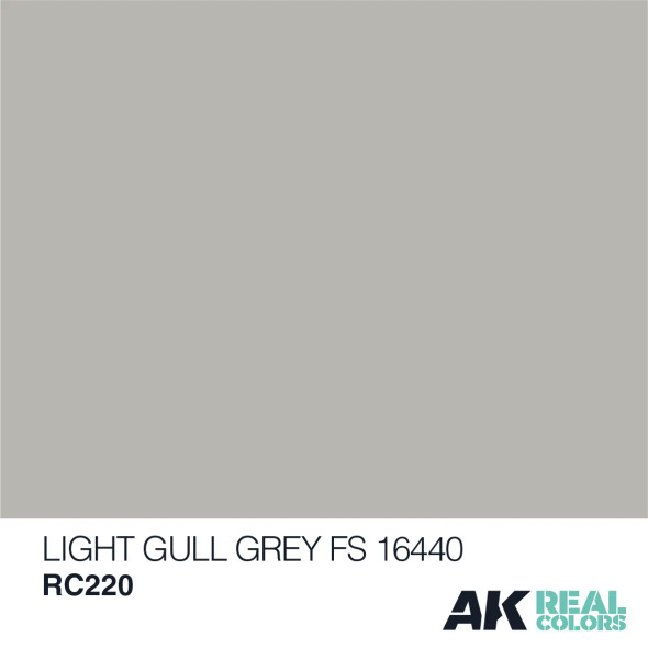 AKIRC220 - AK Interactive Real Color Light Gull Grey FS16440 10ml
