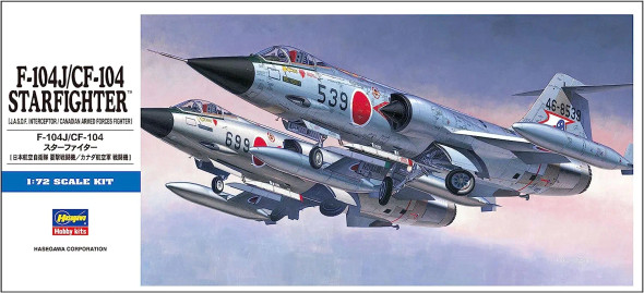 Hasegawa 1/72 F-104J/CF-104 Starfighter