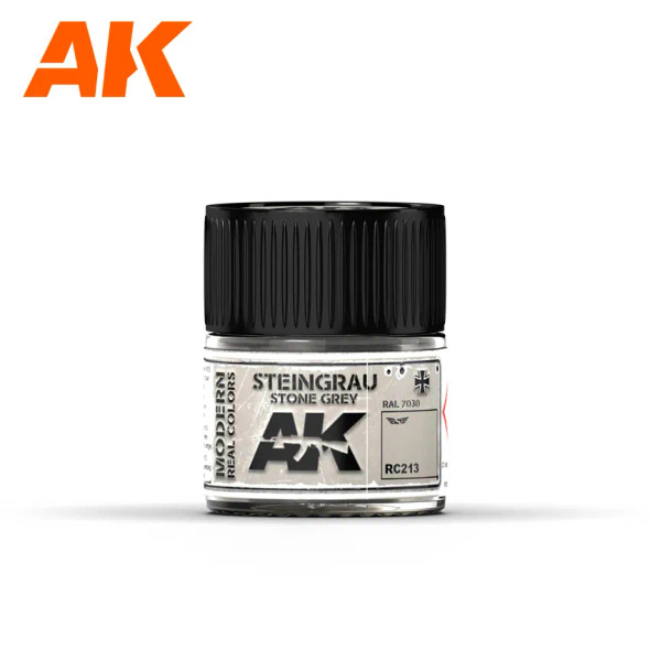 AKIRC213 - AK Interactive Real Color Steingrau Stone Grey RAL7030 10ml