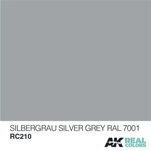 AKIRC210 - AK Interactive Real Color Silbergrau Silver Grey RAL7001