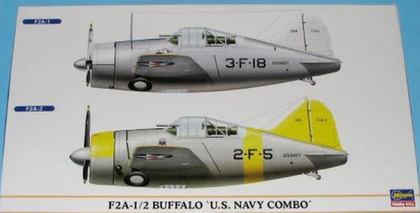 HAS00968 - Hasegawa - 1/72 F2A-1/2 Buffalo 'USN Combo' (2 )