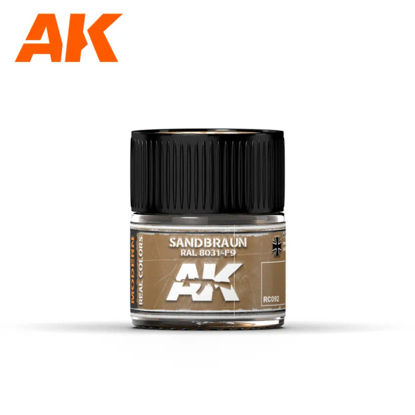 AKIRC092 - AK Interactive Real Color Sandbraun Ral 8031 F9 10ml