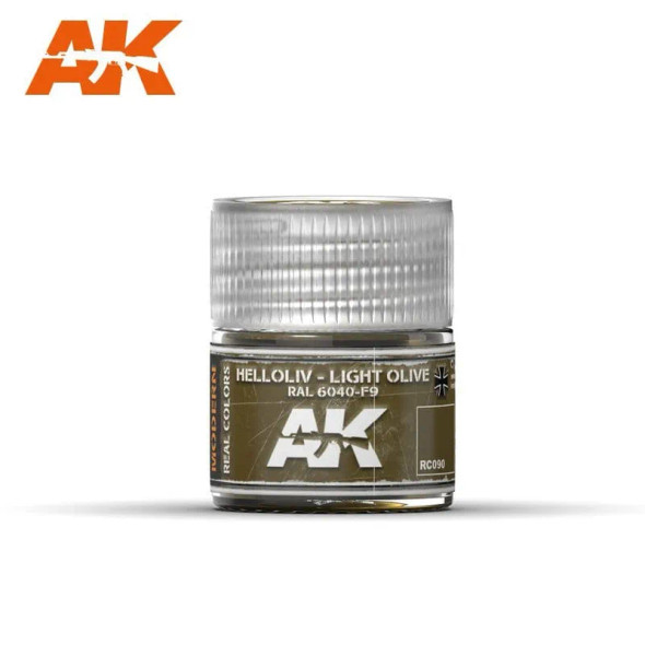 AKIRC090 - AK Interactive Real Color Light Olive Ral 1040 F9 10ml