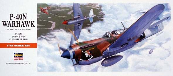 HAS00139 - Hasegawa - 1/72 P-40N Warhawk