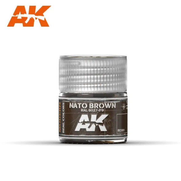 AKIRC081 - AK Interactive Real Color Nato Brown Ral 8027 F9 10ml