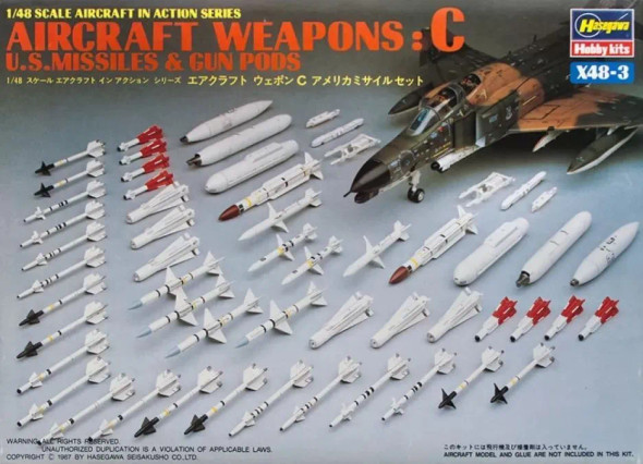 HAS36003 - Hasegawa 1/48 Aircraft Weapons C