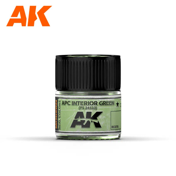 AKIRC078 - AK Interactive Real Color APC Interior Green Fs24533 10ml