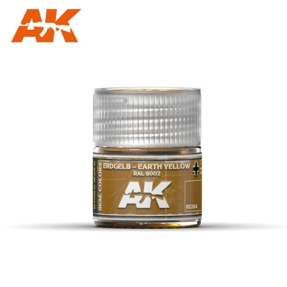 AKIRC064 - AK Interactive Real Color Earth Yellow Ral 8002 10ml