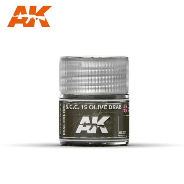 AKIRC037 - AK Interactive Real Color S.C.C. 15 Olive Drab 10ml