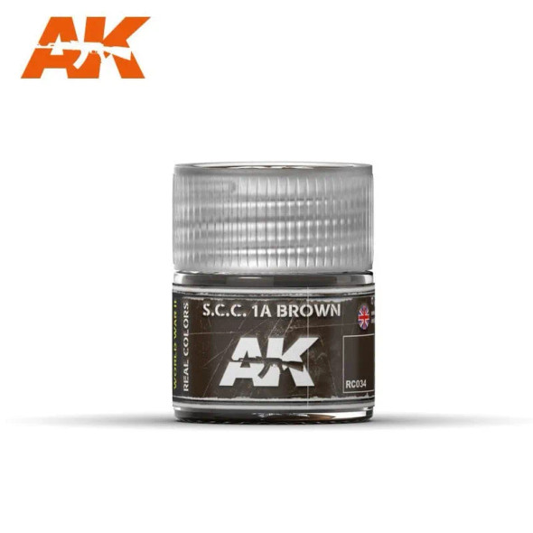 AKIRC034 - AK Interactive Real Color S.C.C. 1A Brown 10ml