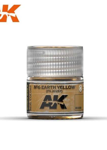 AKIRC030 - AK Interactive Real Color No. 6 Earth Yellow Fs 30257 10ml