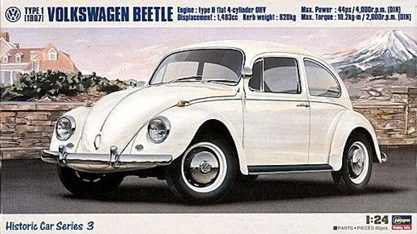 HAS21203 - Hasegawa 1/24 Volkswagen Beetle Type 1 1967