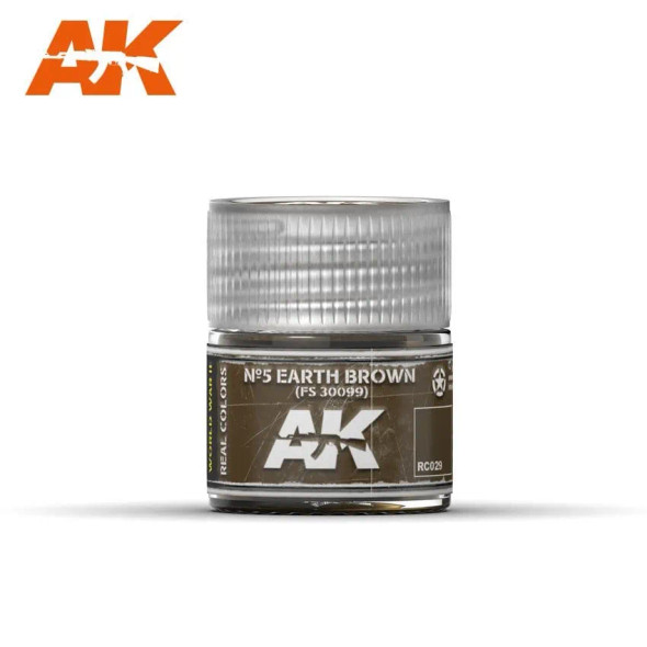 AKIRC029 - AK Interactive Real Color No. 5 Earth Brown Fs 30099 10ml