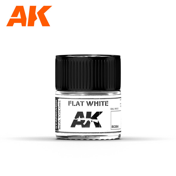 AKIRC004 - AK Interactive Real Color Acrylic Flat White 10ml
