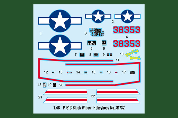 HBB81732 - Hobbyboss - 1/48 P-61C Black Widow