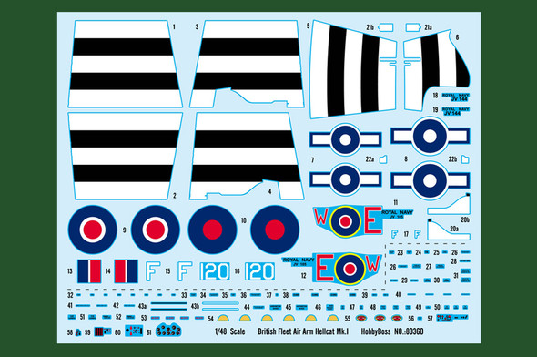 HBB80360 - Hobbyboss - 1/48 Hellcat Mk.I British Fleet Air Arm