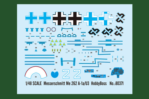 HBB80371 - Hobbyboss - 1/48 Me 262 A-1a/U3