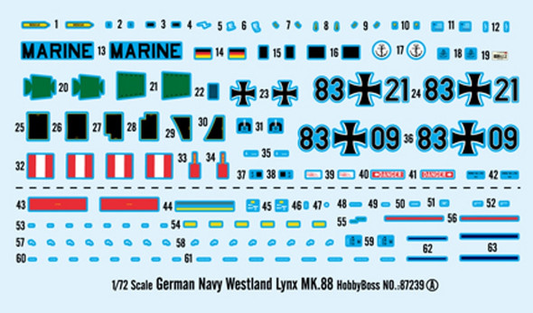 HBB87239 - Hobbyboss - 1/72 German Navy Lynx Mk.88