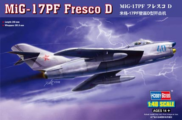 HBB80336 - Hobbyboss - 1/48 MiG-17PF Fresco D