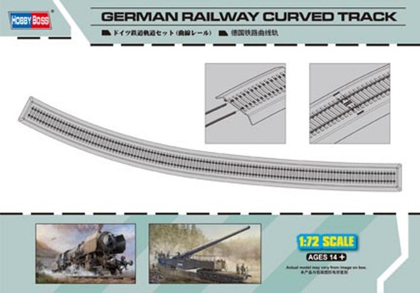 HBB82910 - Hobbyboss - 1/72 German Railway Curved Track