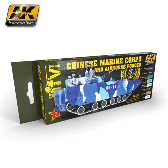 AKIAK4250 - AK Interactive Paint Set: Chinese Marines/Airborne