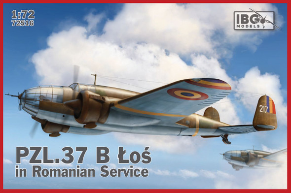 IBG72516 - IBG - 1/72 PZL.37 B Los in Romanian service