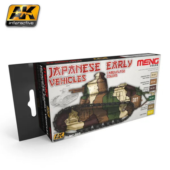 AKIMC809 - AK Interactive Acrylic - Paint Set: Japanese Early Camo