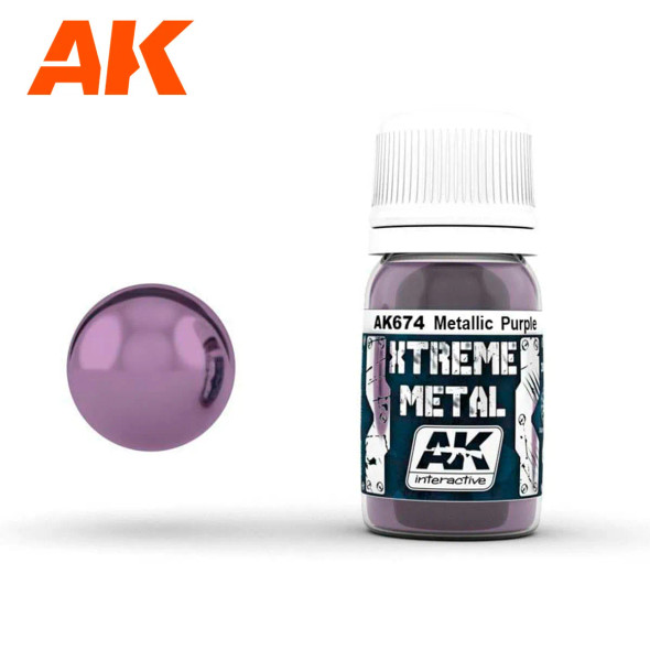 AKIAK674 - AK Interactive Xtreme Metal: Metallic Purple
