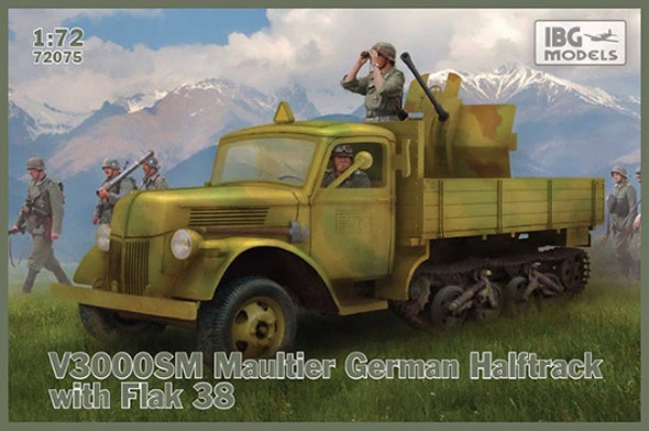 IBG72075 - IBG - 1/72 V3000S/SSM Maultier w Flak 38