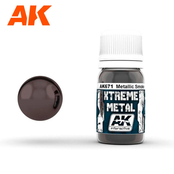 AKIAK671 - AK Interactive Xtreme Metal: Metallic Smoke