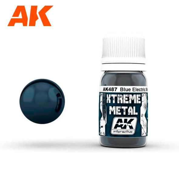 AKIAK487 - AK Interactive Xtreme Metal: Metallic Blue 30ml