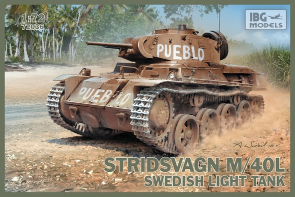 IBG72036 - IBG - 1/72 Stridsvagn M/40L Swedish Light Tank