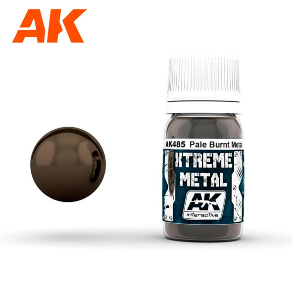 AKIAK485 - AK Interactive Xtreme Metal: Pale Burnt Metal 30ml