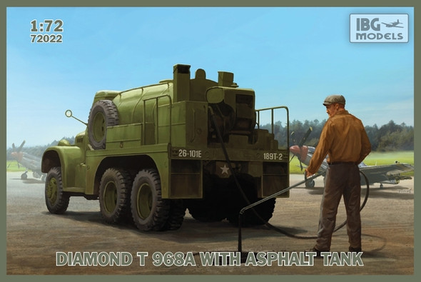 IBG72022 - IBG - 1/72 Diamond T 968A w/Asphalt Tank