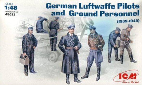 ICM48082 - ICM - 1/48 Luftwaffe Pilots & Ground Personnel