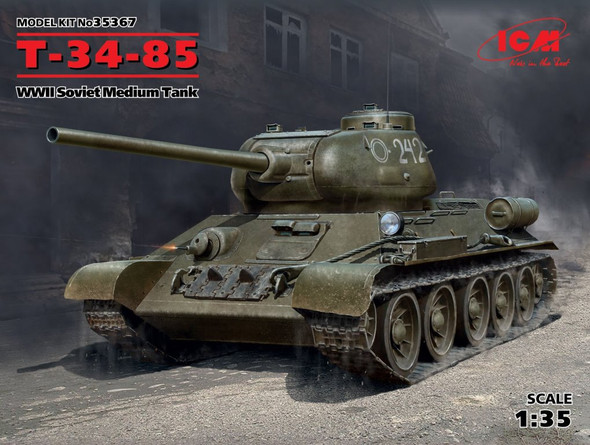 ICM35367 - ICM - 1/35 T-34-85 Soviet Medium Tank