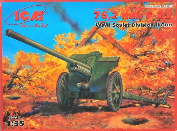 ICM35702 - ICM - 1/35 76.2mm F-22 Soviet Divisional Gun