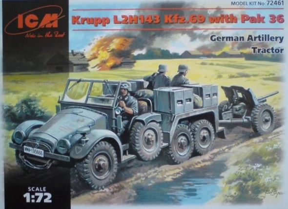 ICM72461 - ICM - 1/72 Krupp L2H143 Kfz.69 w/Pak 36