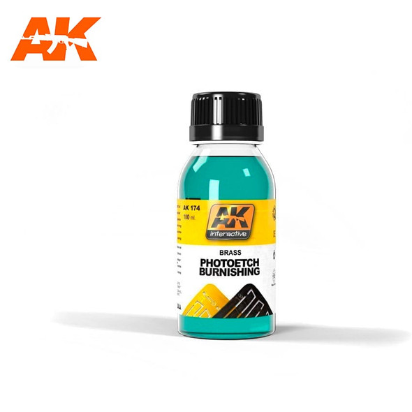 AKI174 - AK Interactive Photoetch Burnishing Liquid - 100ml