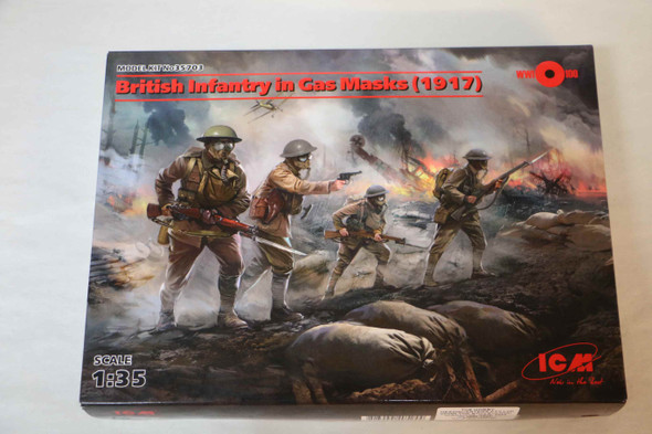 ICM35703 - ICM - 1/35 British Infantry in Gas Masks