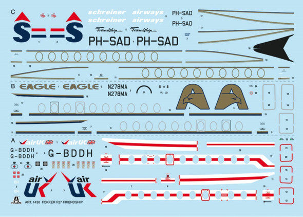 ITA1430 - Italeri - 1/72 Fokker F27 Friendship