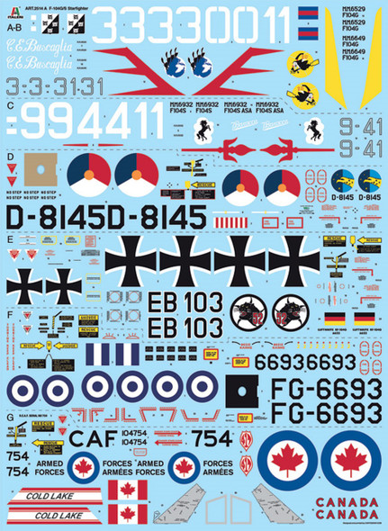 ITA2514 - Italeri - 1/32 F-104 Starfighter G/S [upgraded] w Orpheus recon pod