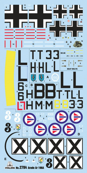 ITA2784 - Italeri - 1/48 Arado Ar 196 A-3 (Discontinued)