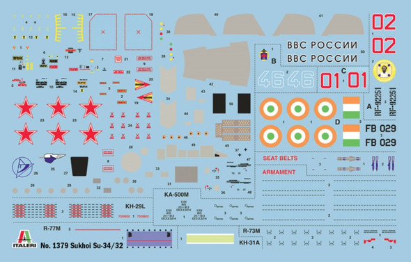 ITA1379 - Italeri - 1/72 Su-32/Su-34 Fullback