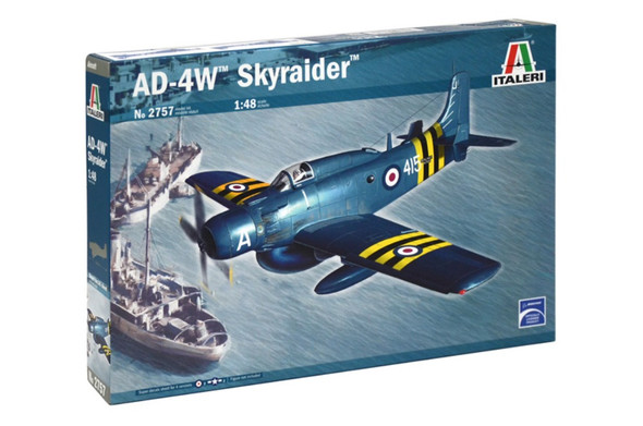 ITA2757 - Italeri - 1/48 AD-4W Skyraider (Discontinued)