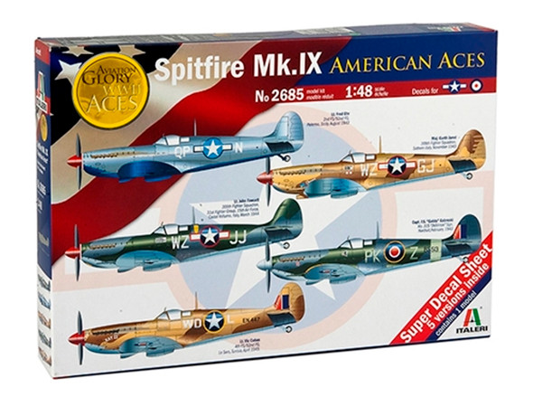 ITA2685 - Italeri - 1/48 Spitfire Mk.IX 'American Aces' (Discontinued)