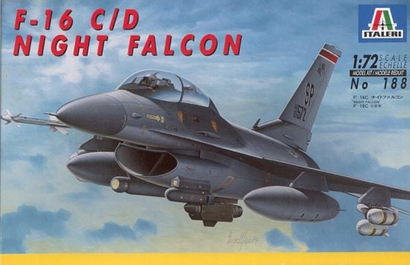 ITA188 - Italeri - 1/72 F-16 C/D Night Falcon