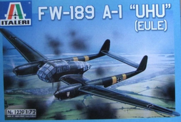 ITA1239 - Italeri - 1/72 FW-189 A-1 UHU"" (Discontinued)