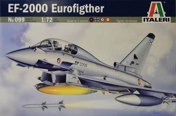ITA099 - Italeri - 1/72 EF-2000 Eurofighter Twin Seater (Discontinued)