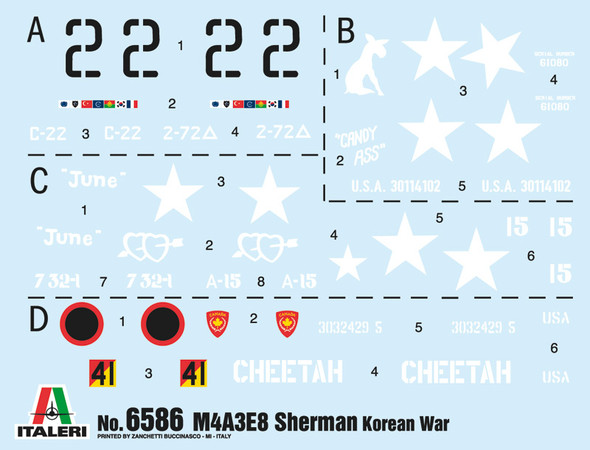 ITA6586 - Italeri - 1/35 M4A3E8 Sherman